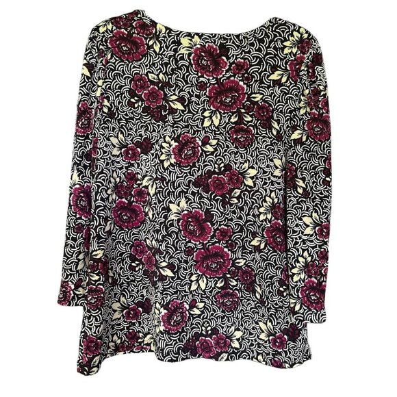 BYdesign Floral Print Blouse - Long Sleeves Size L‎ - Picture 2 of 5